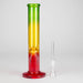 10" Rasta Straight Tube Water Pipe with Ice Catcher Glass Bong RMG WHOLESALE