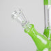 12" Zic-Zac Glass Water Pipe with Dome Percolator | Assorted Colors Glass Bong RMG WHOLESALE