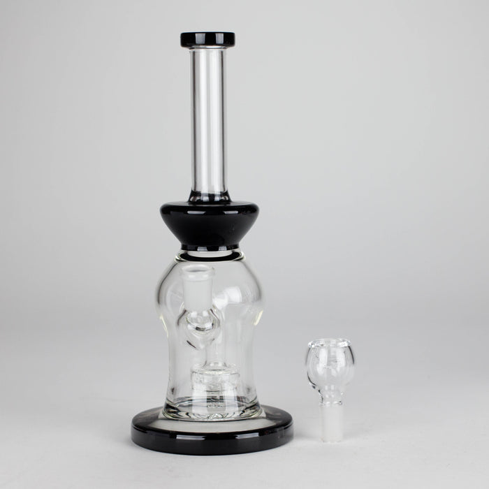 10" Glass Water Pipe with Showerhead Diffuser – Assorted Colors Glass Bong RMG WHOLESALE