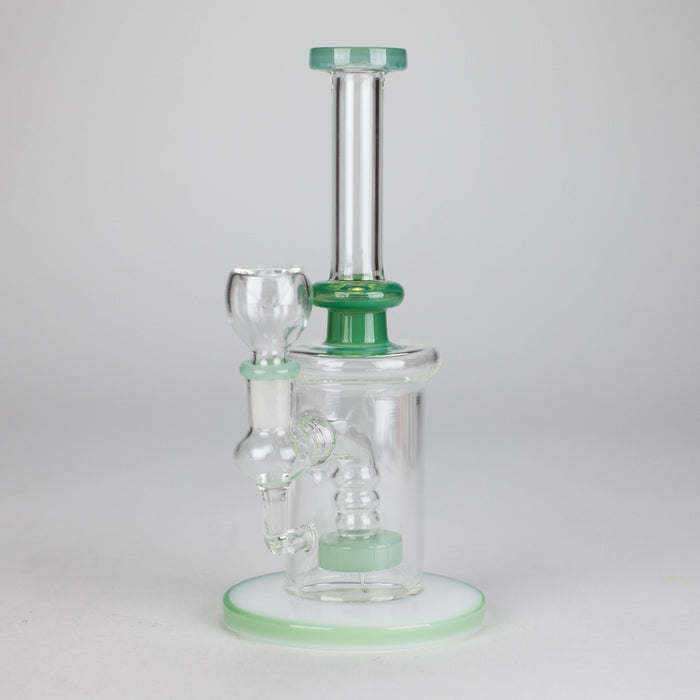 8" Glass Water Pipe with Showerhead Diffuser – Assorted Colors Glass Bong RMG WHOLESALE