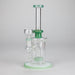 8" Glass Water Pipe with Showerhead Diffuser – Assorted Colors Glass Bong RMG WHOLESALE