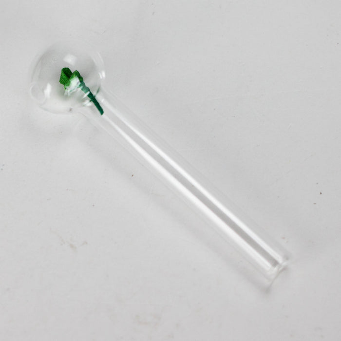 Clear Rose Oil Burner Pipe – Pack of 4 Oil Burner RMG WHOLESALE 4 inches