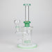 8" Glass Water Pipe with Showerhead Diffuser – Assorted Colors Glass Bong RMG WHOLESALE