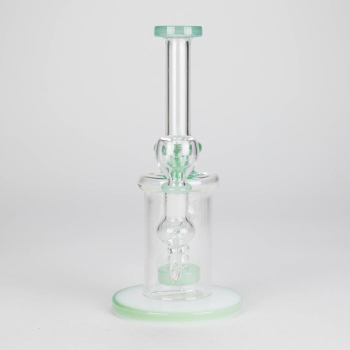 8" Glass Water Pipe with Showerhead Diffuser – Assorted Colors Glass Bong RMG WHOLESALE