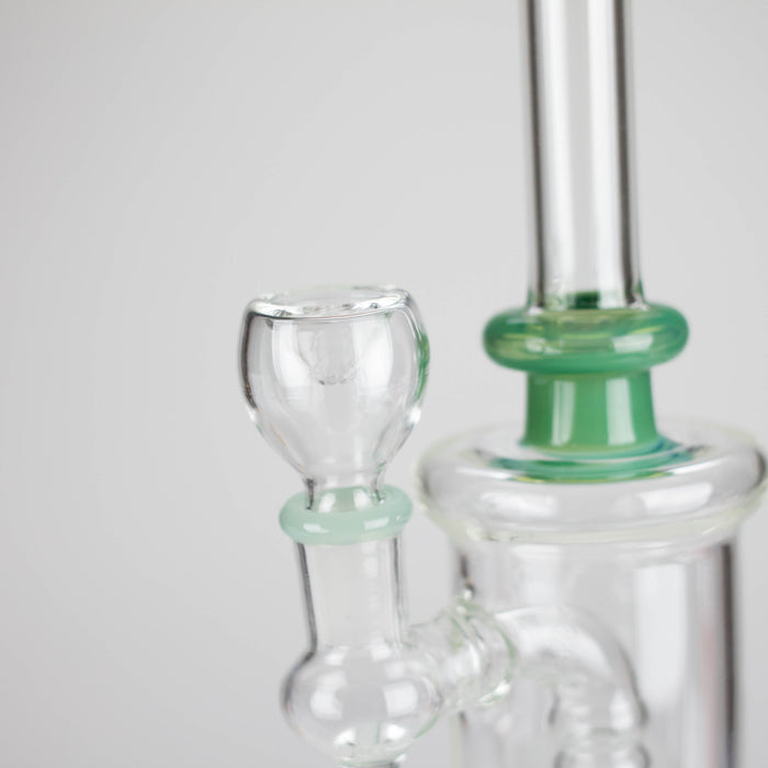 8" Glass Water Pipe with Showerhead Diffuser – Assorted Colors Glass Bong RMG WHOLESALE