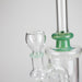 8" Glass Water Pipe with Showerhead Diffuser – Assorted Colors Glass Bong RMG WHOLESALE