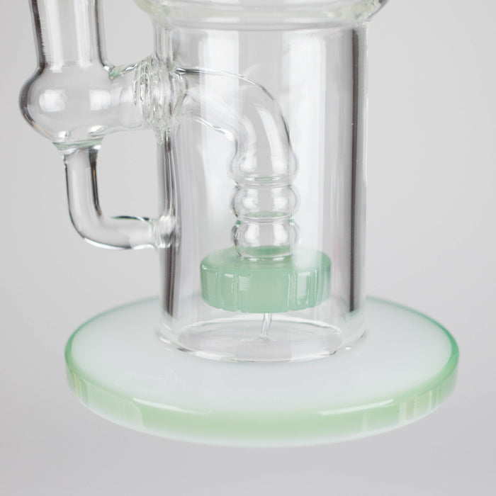 8" Glass Water Pipe with Showerhead Diffuser – Assorted Colors Glass Bong RMG WHOLESALE