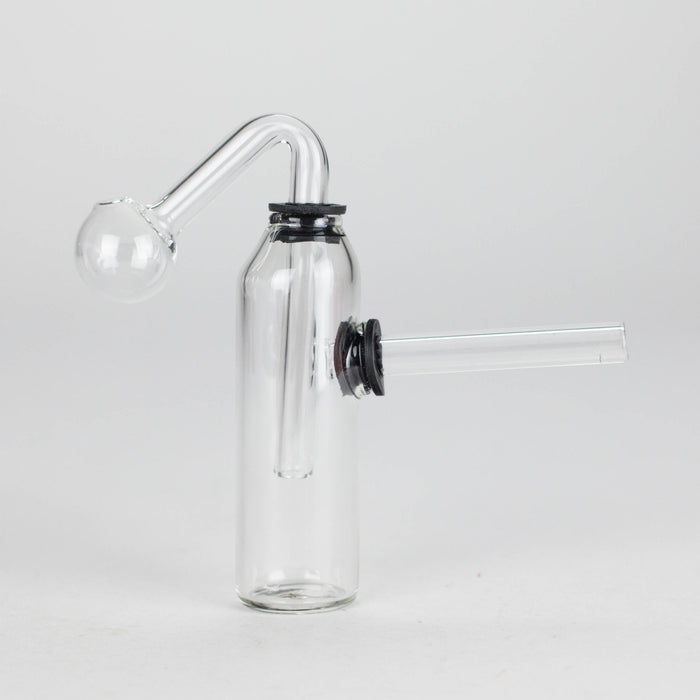3.5" Bottle Oil Burner Pipe – Pack of 2 | Compact & Durable Glass Oil Burner RMG WHOLESALE