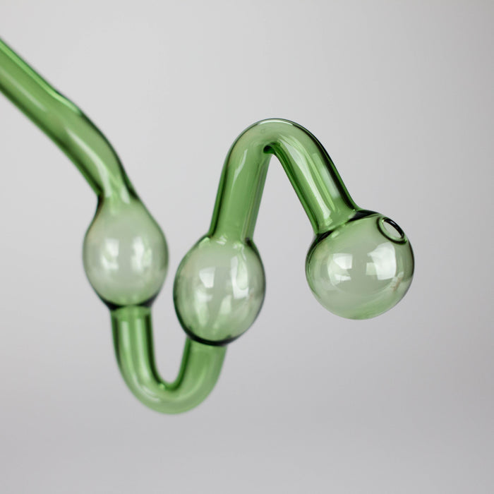 8" Oil Burner Color Tube Pipe – 2-Pack | Durable Glass, Assorted Colors Oil Burner RMG WHOLESALE