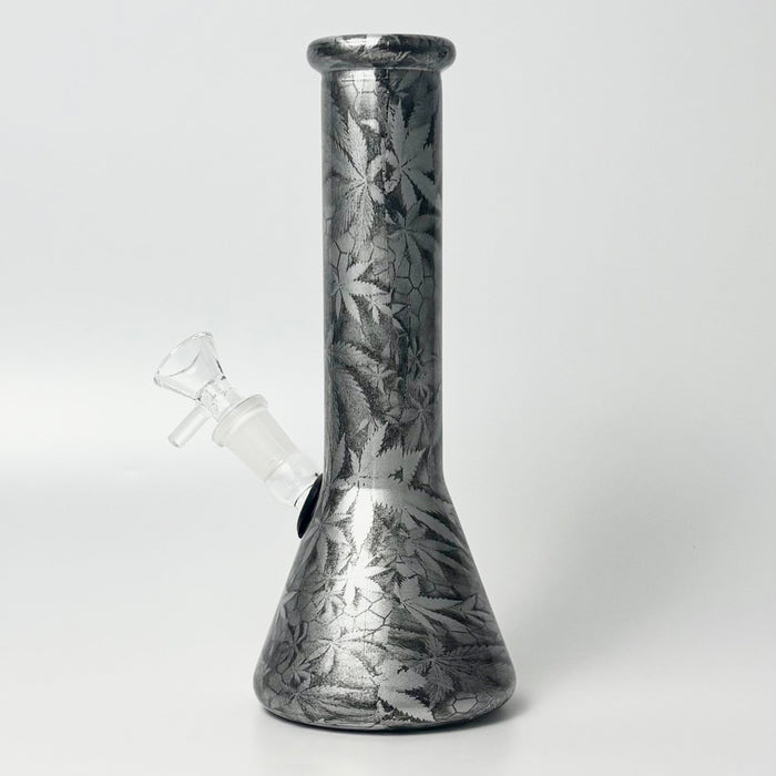 8.5" 5mm Hydrographic Glass Beaker Bong-2 Glass Bong Super Supplys Inc