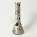 8.5" 5mm Hydrographic Glass Beaker Bong-1 Glass Bong Super Supplys Inc