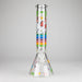 14" 7mm Glass Beaker Bong with Kitty Design and Ice Catcher Glass Bong 777 Smoke Design4