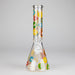 10" Glass Beaker Bong with Donut Design Glass Bong 777 Smoke