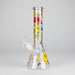 10" 5mm Glass Beaker Bong with Cartoon Design Glass Bong 777 Smoke Design1