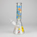 10" 5mm Glass Beaker Bong with Cartoon Design Glass Bong 777 Smoke Design4