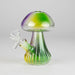 5" Magic Mushroom Glass Bong – Compact & Whimsical Design Glass Bong 777 Smoke Color 1