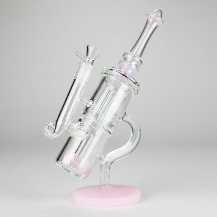 8.5" AlchemiQ Glass Bong Glass Bong DY Glass Pink