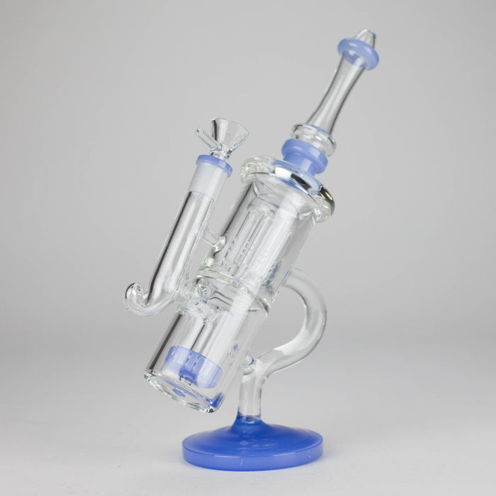 8.5" AlchemiQ Glass Bong Glass Bong DY Glass BlueJade