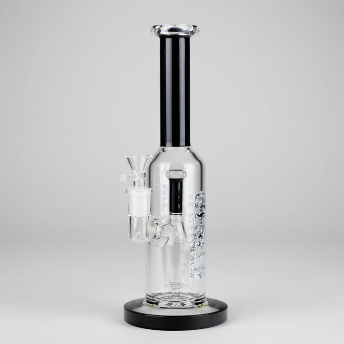 WENEED | 10.5" Gravemist Glass Bong Glass Bong WENEED® Black