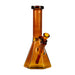 Red Eye Tek® | 10" Tall Amber Hextatic Tube W/Six Sided Pyramid Base Glass Bong West Coast Gifts