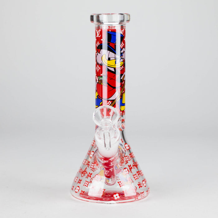 7.5" Glow-in-the-Dark Cartoon Beaker Bong – [PIP879] Glass Bong NIBO Distribution Design E