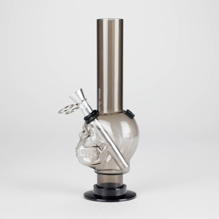 Acrylic 8" Skull Shape Water Pipe – [PIP2847] Resin · Silicone · Plastic Bong NIBO Distribution