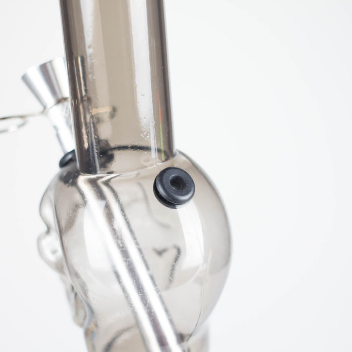 Acrylic 8" Skull Shape Water Pipe – [PIP2847] Resin · Silicone · Plastic Bong NIBO Distribution