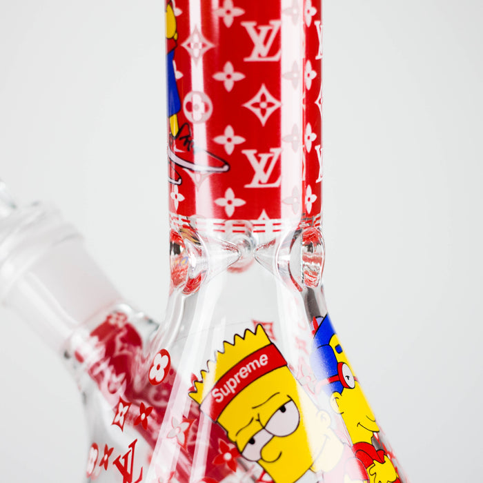 7.5" Glow-in-the-Dark Cartoon Beaker Bong – [PIP879] Glass Bong NIBO Distribution