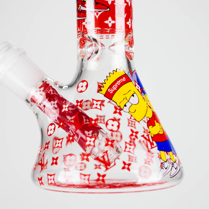 7.5" Glow-in-the-Dark Cartoon Beaker Bong – [PIP879] Glass Bong NIBO Distribution