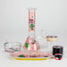 10-in-1 Smoke Set Complete Smoking Kit with 8" Glass Bong-MJ/420 Glass Bong 777 Smoke Mr. Joint