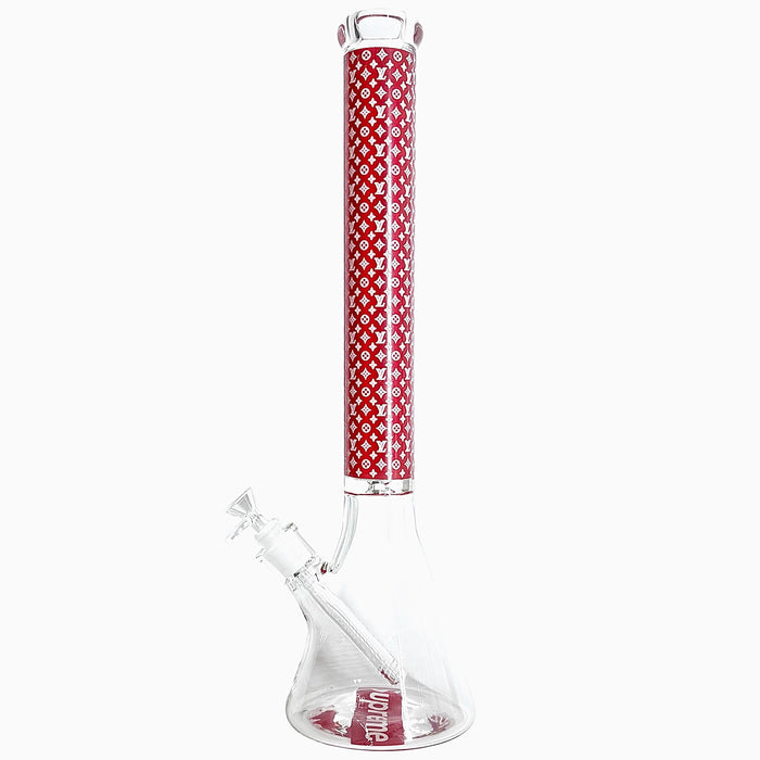 New Design 20" Stylish Designed 9mm Glow in the dark Glass Bong Glass Bong Super Supplys Inc