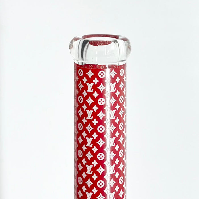New Design 20" Stylish Designed 9mm Glow in the dark Glass Bong Glass Bong Super Supplys Inc