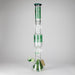 Cheech Glass | 23" Hive Pattern Beaker-in-Beaker Build-a-Bong – CHE-149 Glass Bong Smoking Cat Distribution