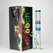 Cheech Glass | 17" Summer Smoothie Straight Tube Bong – CHE-191-1 Glass Bong Smoking Cat Distribution