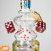 Cheech Glass | 13" Are You Feeling Lucky Waterpipe – CHE-370 Glass Bong Smoking Cat Distribution