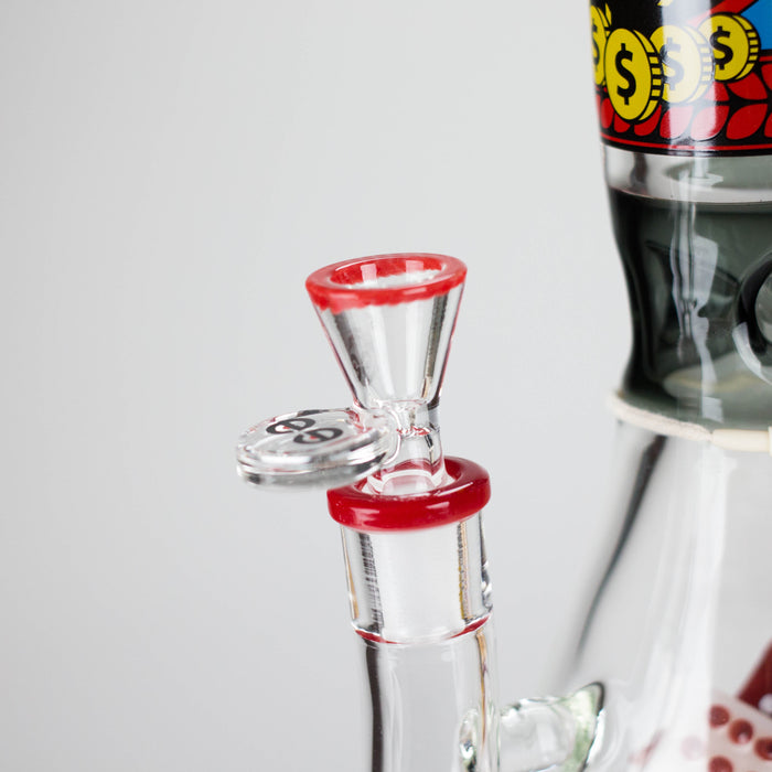 Cheech Glass | 15" Bet It All on Roulette Waterpipe – CHE-375 Glass Bong Smoking Cat Distribution