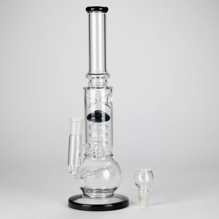 14" Percolator Bong – Sleek Design with 18mm Bowl Joint for Smooth Filtration Glass Bong RMG WHOLESALE