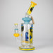 Cheech Glass | 12" Bandito Mask Tube Bong – CHE-359 Glass Bong Smoking Cat Distribution