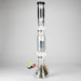 Cheech Glass | 23" Vector Pattern Beaker-in-Beaker Build-a-Bong – CHE-152 Glass Bong Smoking Cat Distribution