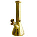 Fortune | 10" 5mm Electroplate Glass Bong- Assorted Colour Glass Bong Fortune Gold