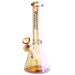 Fortune | 10" 5mm Electroplate Glass Bong- Assorted Colour Glass Bong Fortune Light Brown
