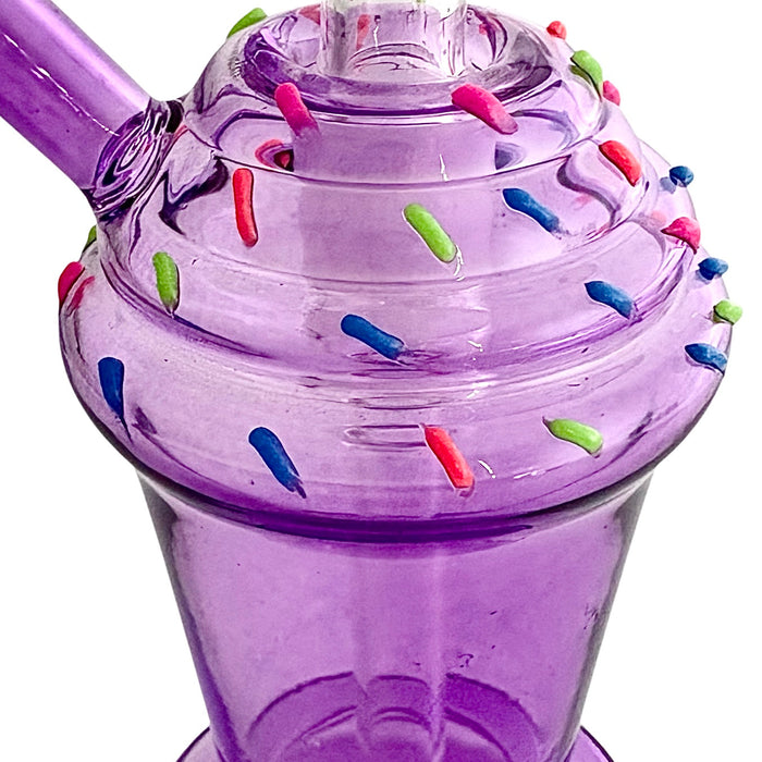 5-3/4" Milkshake Design Glass Bong Glass Bong Fortune