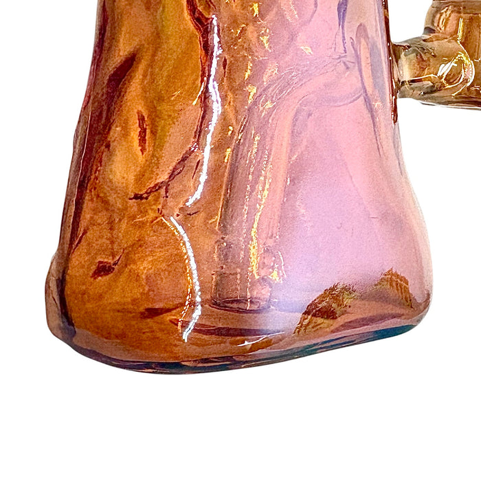 7" Mermaid Design Electroplate Glass Bong – Compact & Stemless Glass Bong Fortune