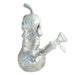 6" Astronaut Design Electroplate Glass Bong – Compact & Stemless Glass Bong Fortune Sunshine