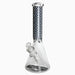 14" Stylish Glow-in-the-Dark Glass Bong – 7mm Thick Glass Bong Super Supplys Inc Grey