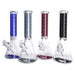 14" Stylish Glow-in-the-Dark Glass Bong – 7mm Thick Glass Bong Super Supplys Inc