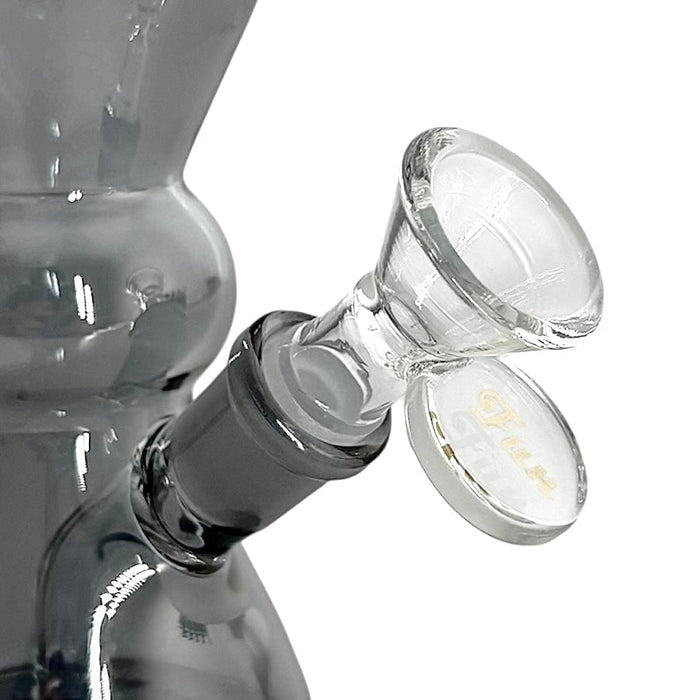 6" Hourglass Electroplate Glass Bong – Compact & Stemless Glass Bong Fortune