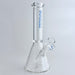 Fortune | 10" Clear Beaker Glass Bong – 5mm Thick Glass Bong Fortune Blue