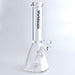 Fortune | 10" Clear Beaker Glass Bong – 5mm Thick Glass Bong Fortune Black