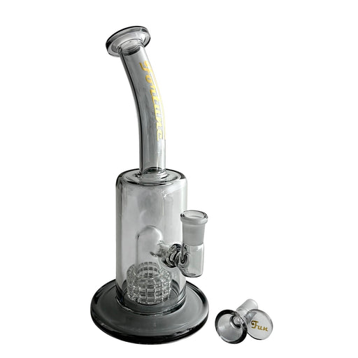 10" Electroplated With Perc Glass Bong Glass Bong Fortune